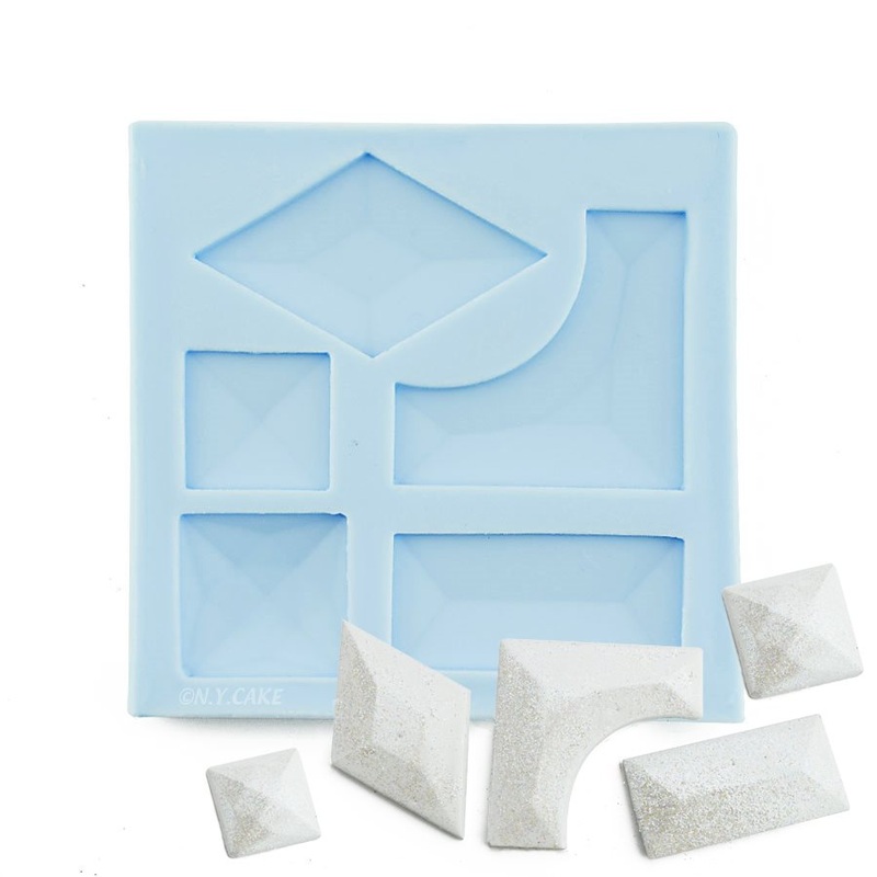 Square Diamond Jewel Silicone Mold