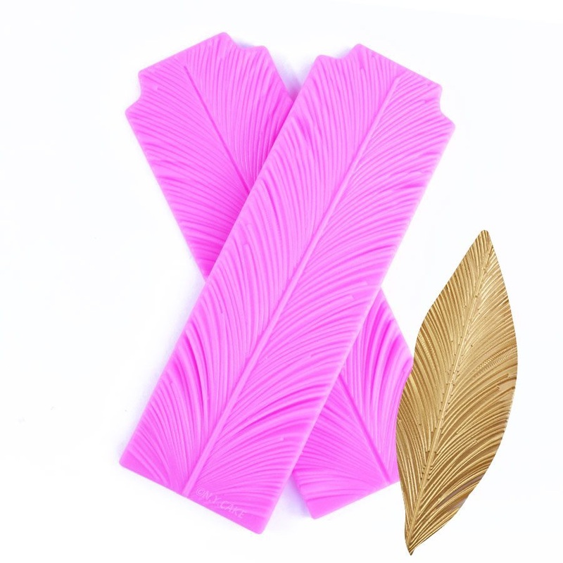 Feather Silicone Mold By NY CAKE (Large)