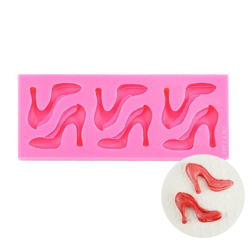Mini Stiletto High Heel Shoe Silicone Fondant Mold
