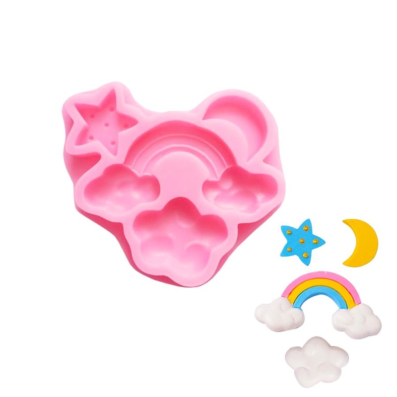 Rainbow Sky Silicone Fondant Mold