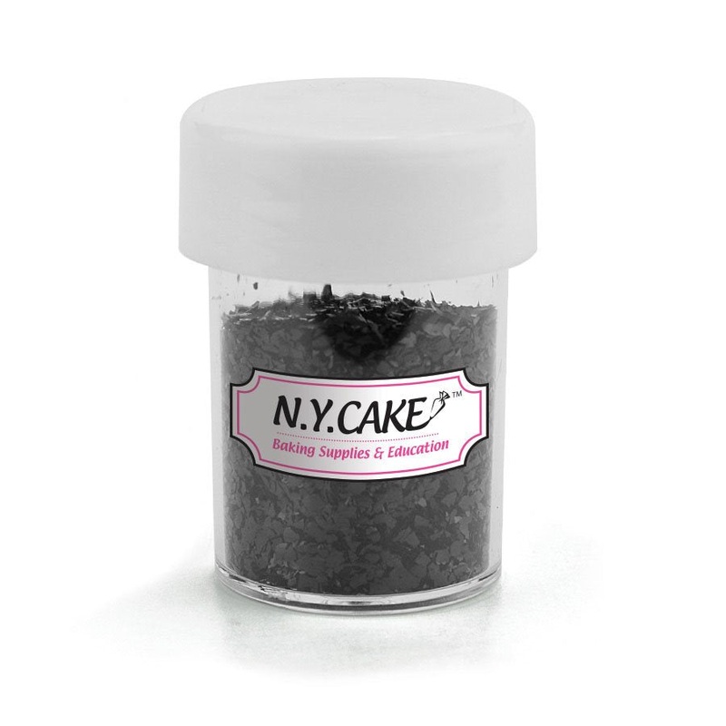 Edible Glitter Black 1/4 Ounce