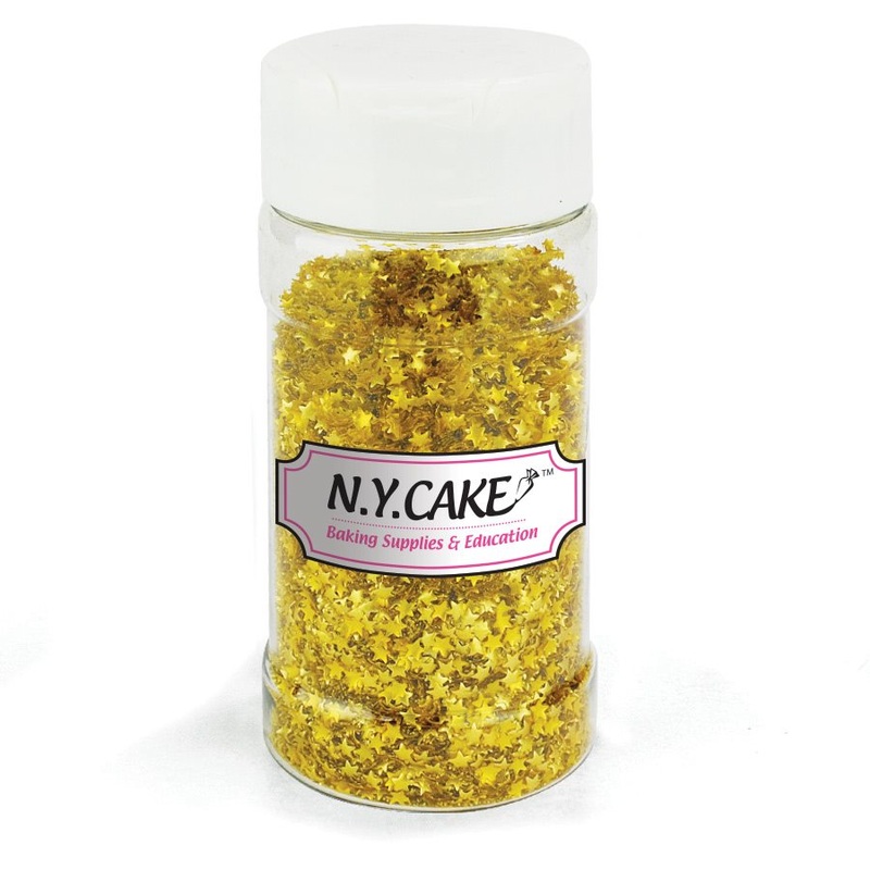 Edible Glitter Gold Stars  - 20 Grams