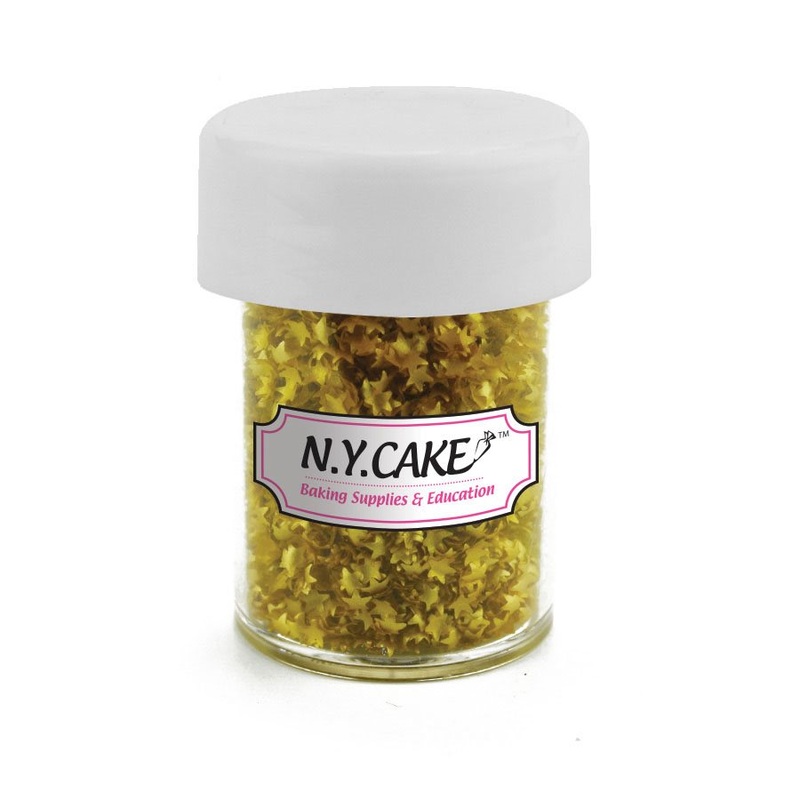 Edible Glitter Gold Stars  - 4.5 Grams
