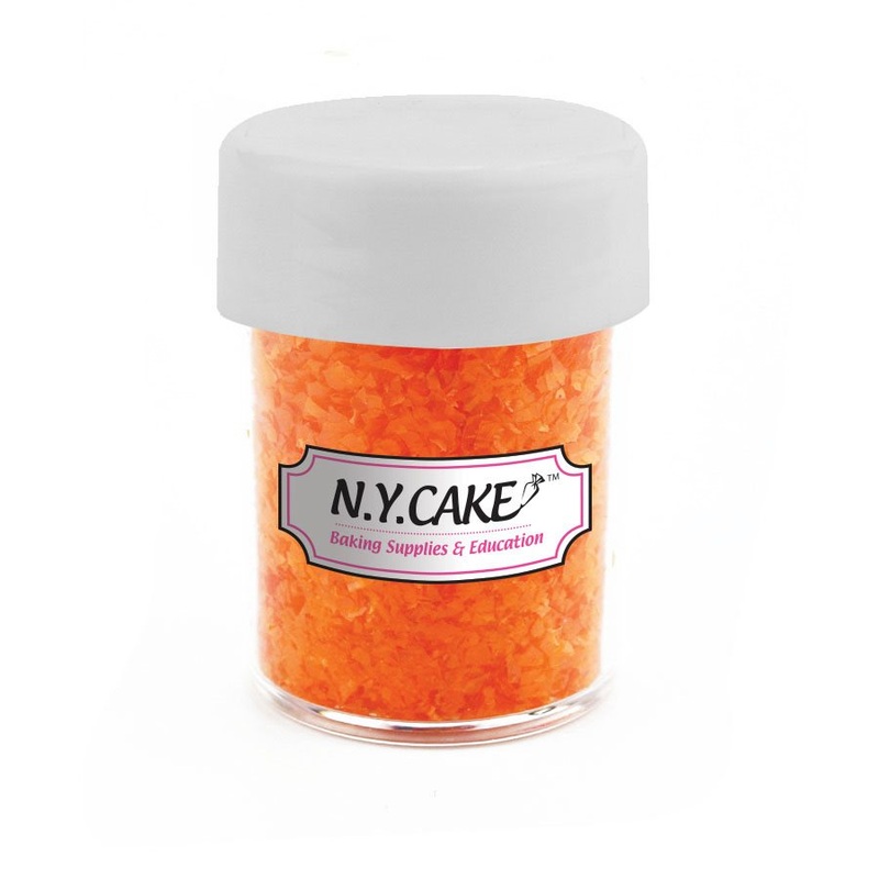 Edible Glitter Orange 1/4 Ounce