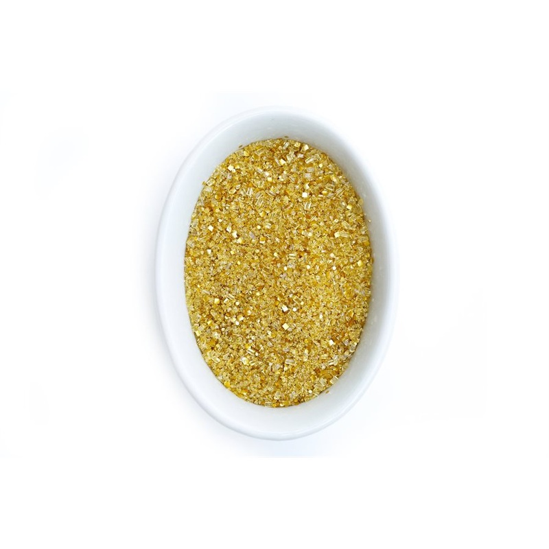 Gold Glittery Sugar 3 Ounces