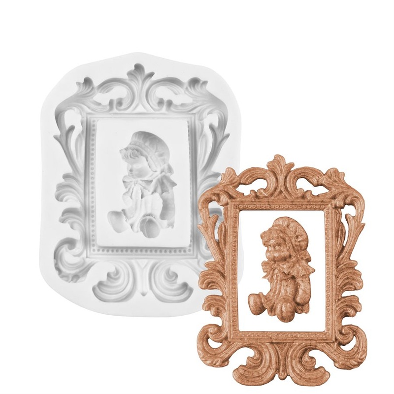 Ornate  Picture Frame Silicone Mold