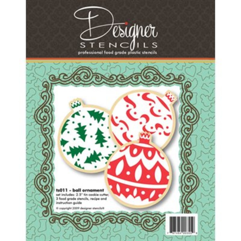 Ball Ornament Stencil & Cookie Cutter