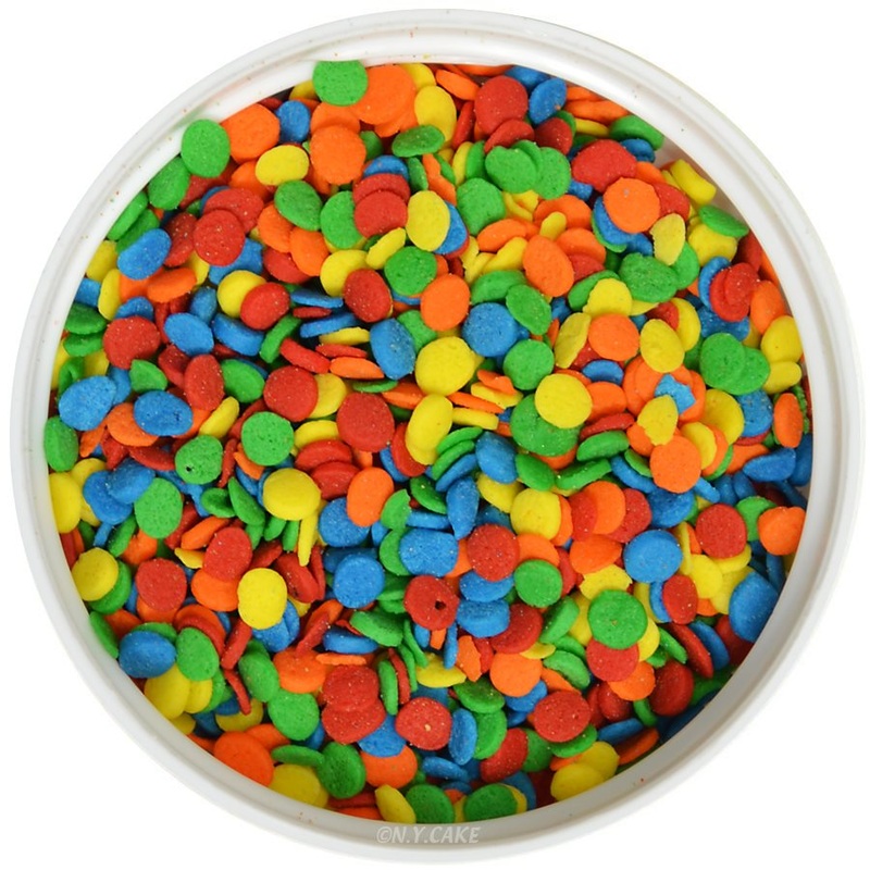 Bright Confetti Shape Sprinkles 4 Ounce