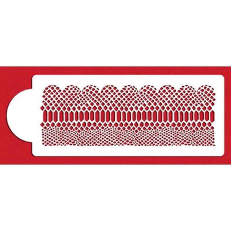 Kerry Vincent's Scalloped Python Stencil