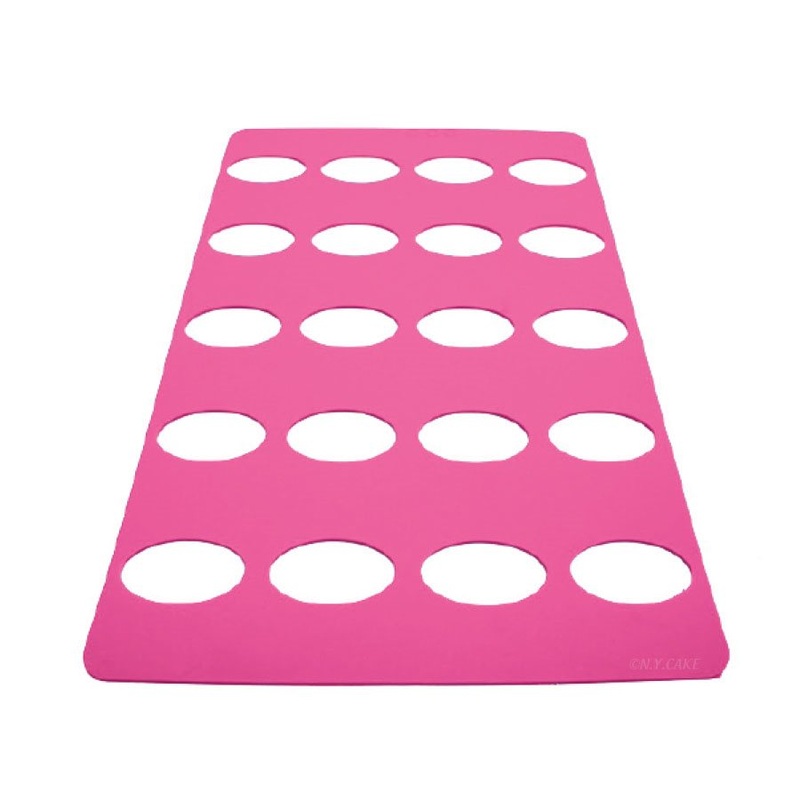 Oval Shape Chablon Tuile Stencil