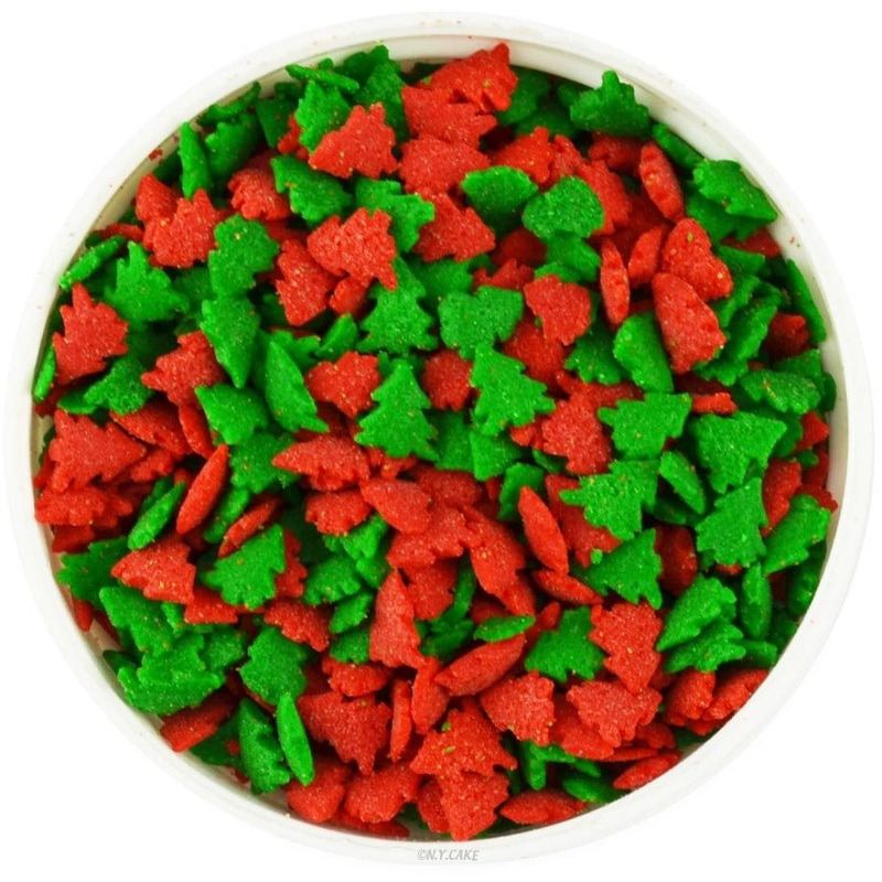 Red & Green Tree Sprinkles