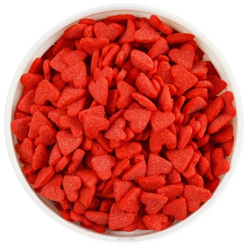 Red Hearts Sprinkles 4oz.