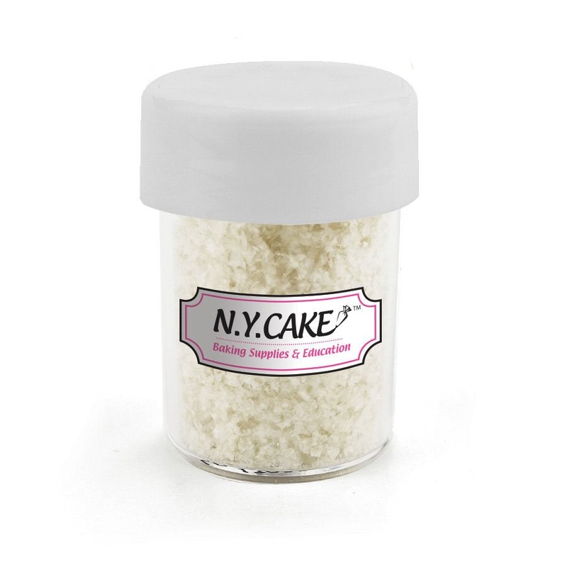 White Edible Glitter 1/4 Ounce