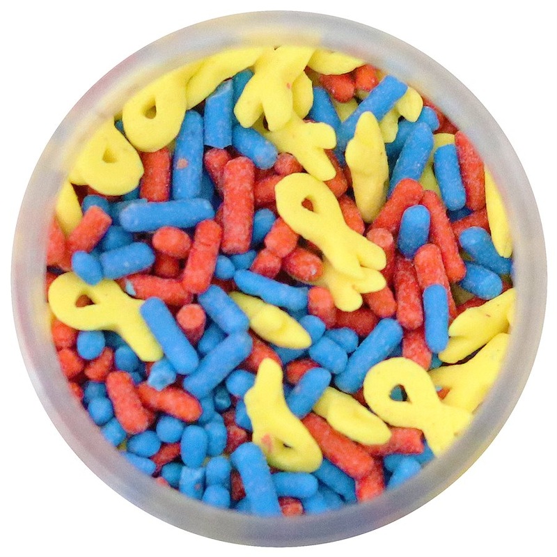 Yellow Ribbon Sprinkle Mix 2.85oz