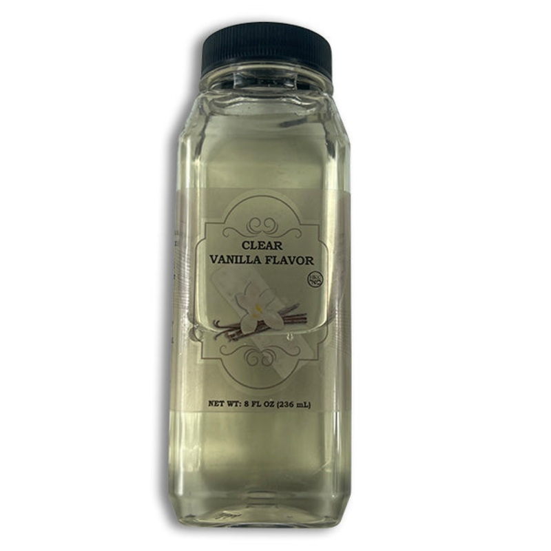 Clear Vanilla Extract 8 Ounce