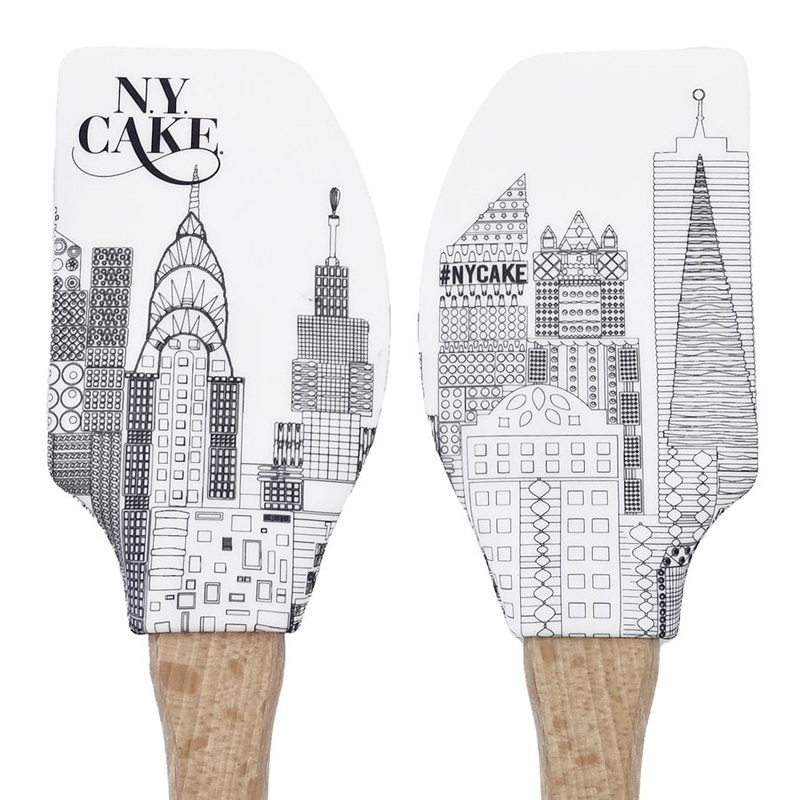 "Skyline" Silicone Spatula w/ Wooden Handle