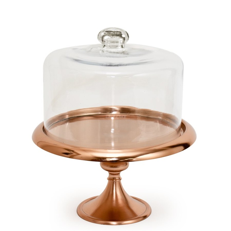10 1/2" Rose Gold Classic Cake Stand by NY Cake
