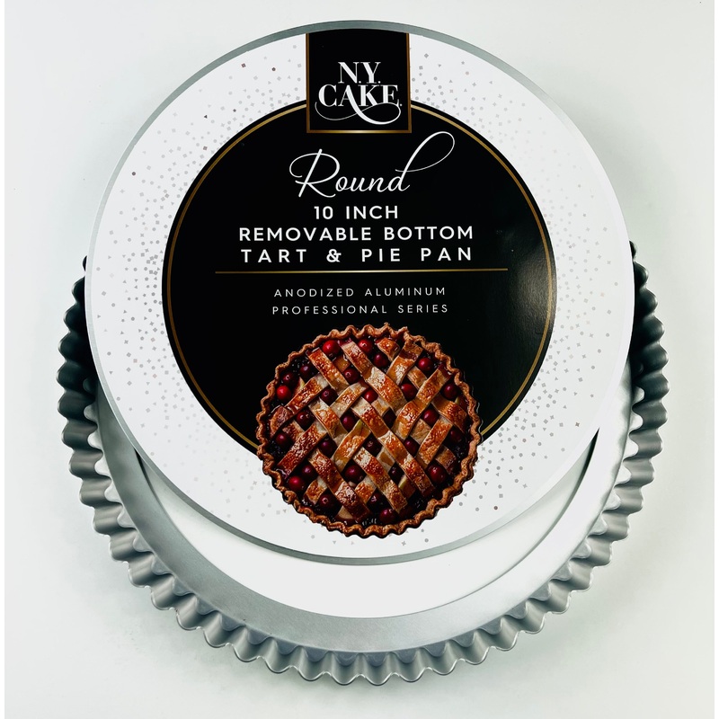 10 Inch Tart Pan with Removeable Bottom