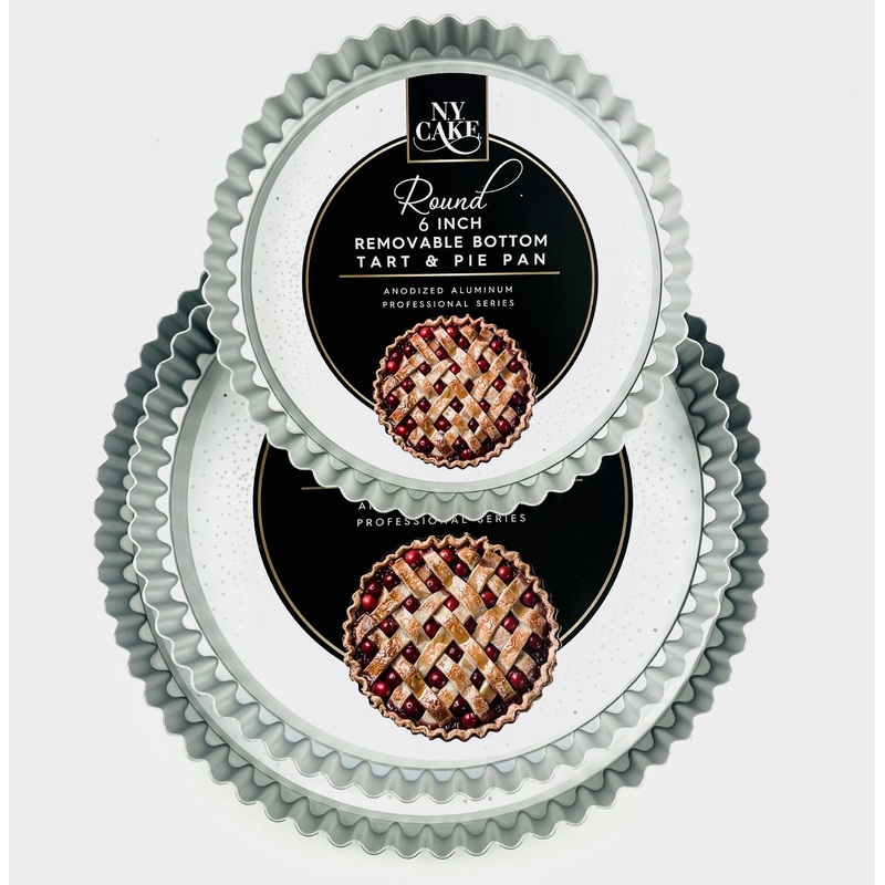 6 Inch Tart Pan with Removeable Bottom