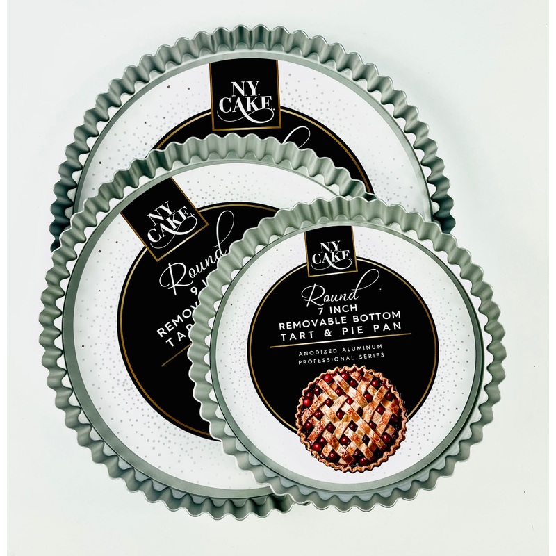 7 Inch Tart Pan with Removeable Bottom