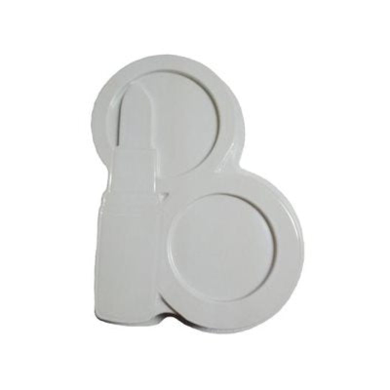 Lipstick & Compact Plastic Cake Pan 13 1/2 X 10 Inch