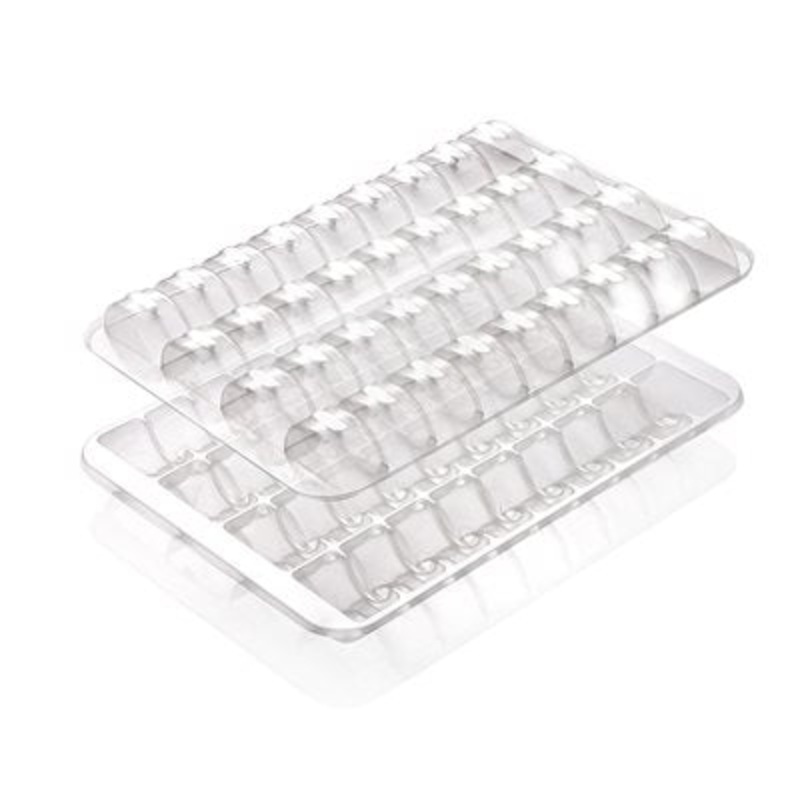 Clear Macaron Container - Holds 36 Macarons (Set of 2)