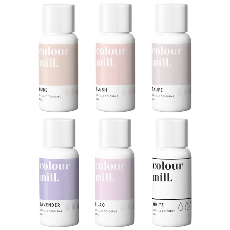 Nude 6-Pack Oil-Based Coloring - 20mL each by Colour Mill