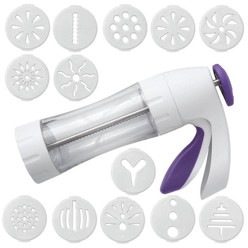 SIMPLE SUCCESS COOKIE PRESS, 13-PIECE