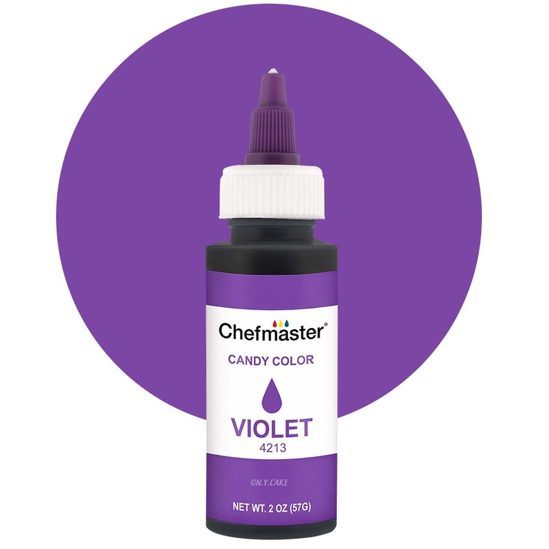 Violet Liquid Candy Color - 2 ounce By Chefmaster