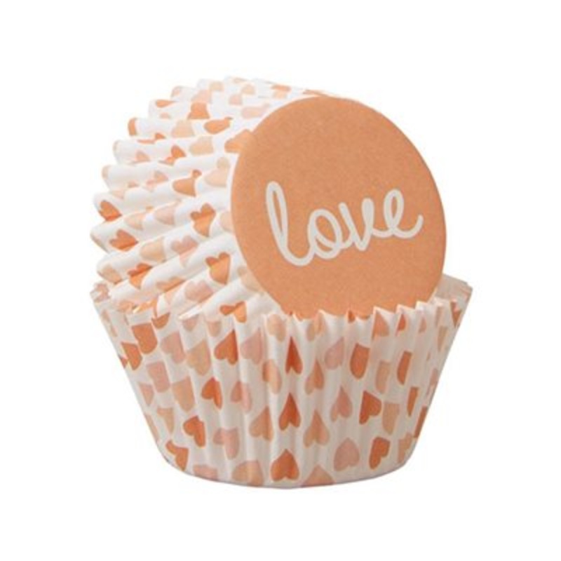 Love  Mini  Cupcake Baking Cups-100 CT