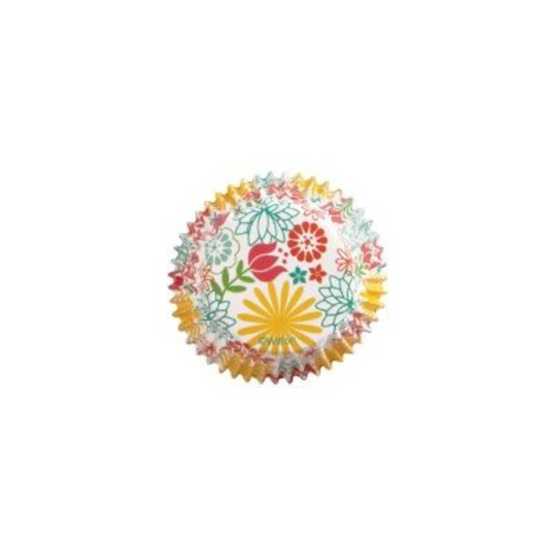 Modern Garden Party Baking Cups Mini 100 pcs