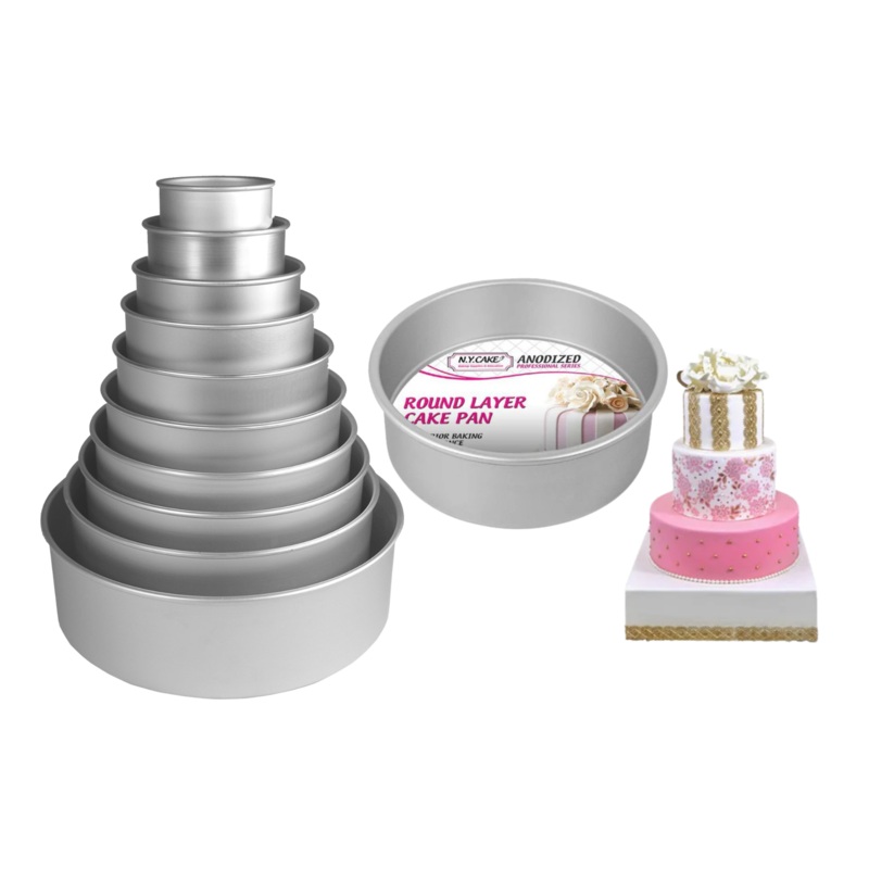 Round Cake Pan (Anodized Aluminum)