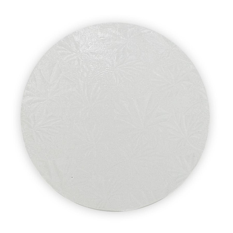 Round White Foil Cake Board