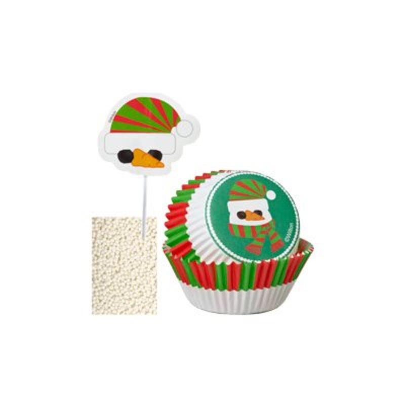 Snowman Cupcake Decorating Kit