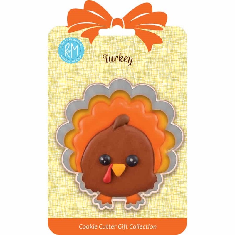 Turkey Cookie Cutter 3 1/2" (Carded)