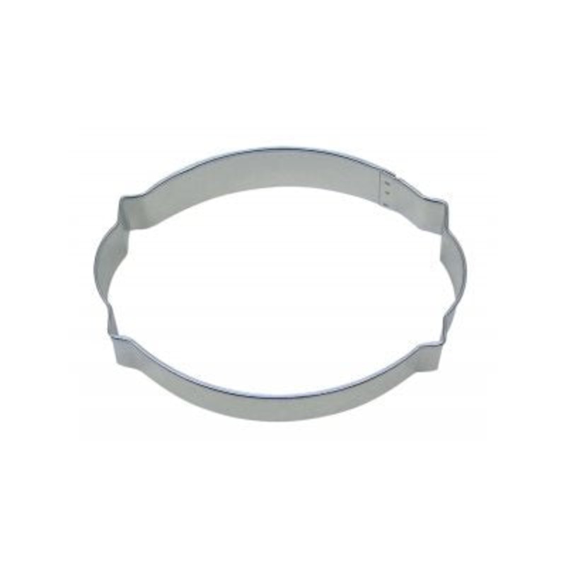 Cameo Plaque Cookie Cutter 4 1/4 Inch