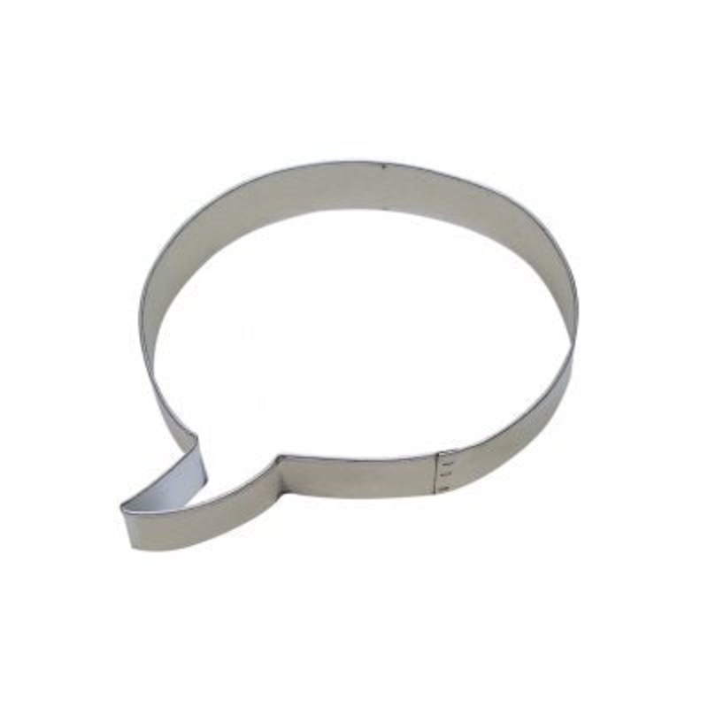 Conversation Bubble Cookie Cutter  4 1/4 Inch