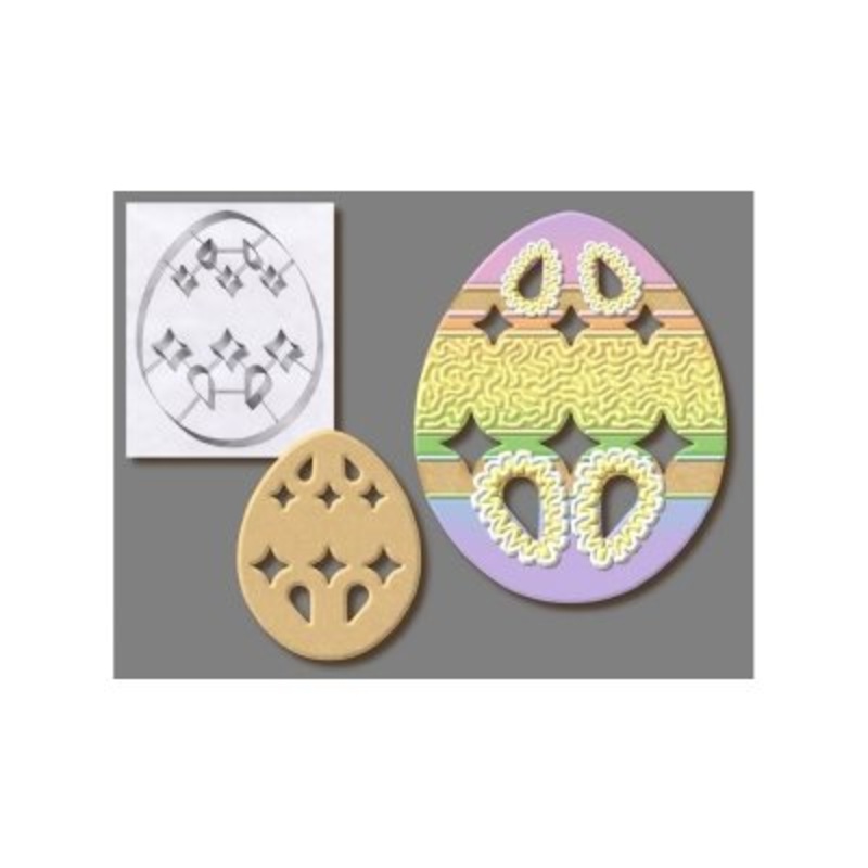 Easter Egg Cookie Cutter 7 1/2 Inch