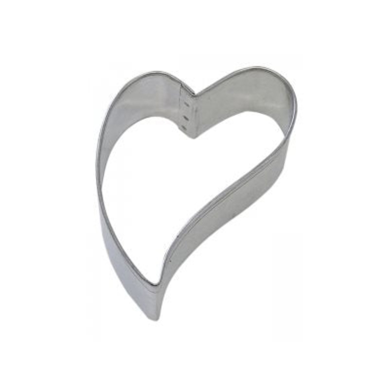 Folk Heart Cookie Cutter 3 Inch