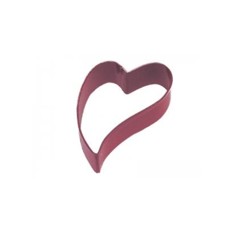 Folk Heart Cookie Cutter Poly Resin 3 Inch