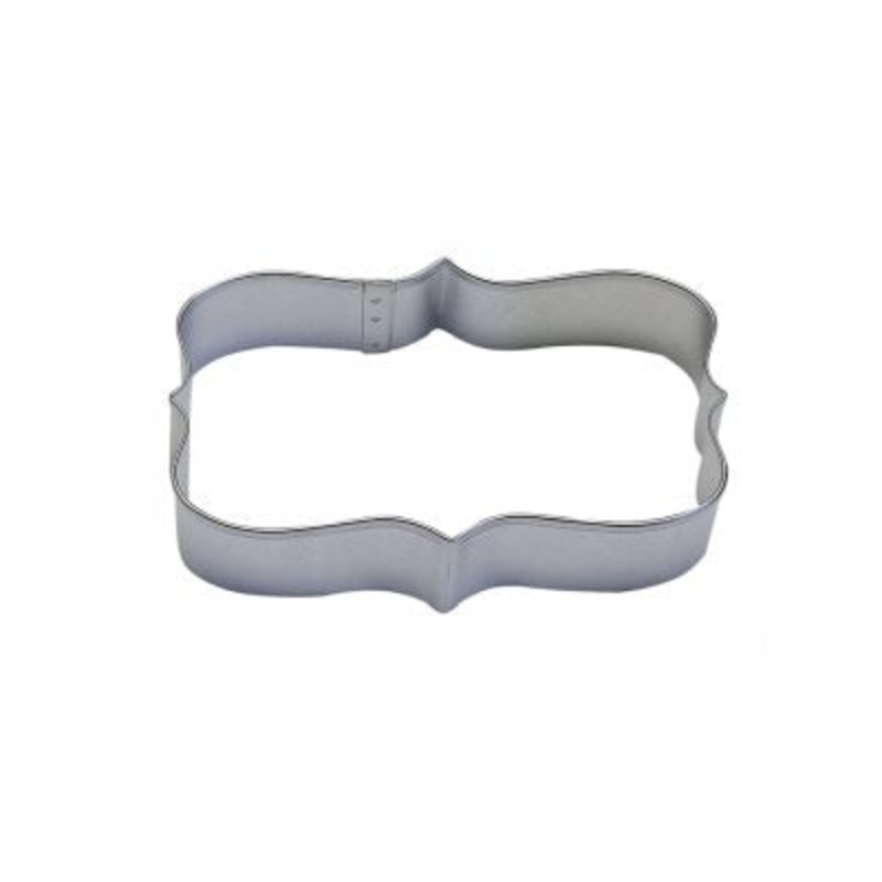 Rectangle Plaque Cookie Cutter 4  1/4 Inch