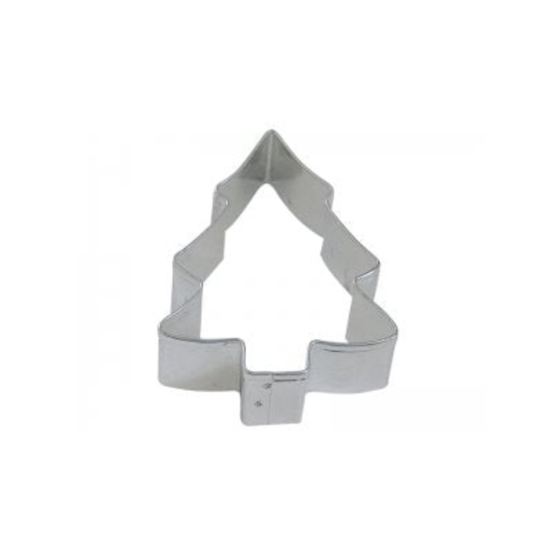 Snow Covered Christmas Tree Cookie Cutter 3 1/2 Inch