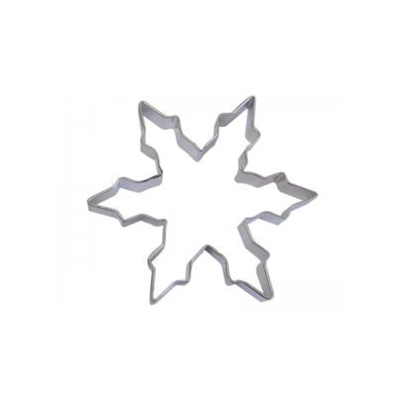 Snowflake Narrow Cookie Cutter 5 Inch