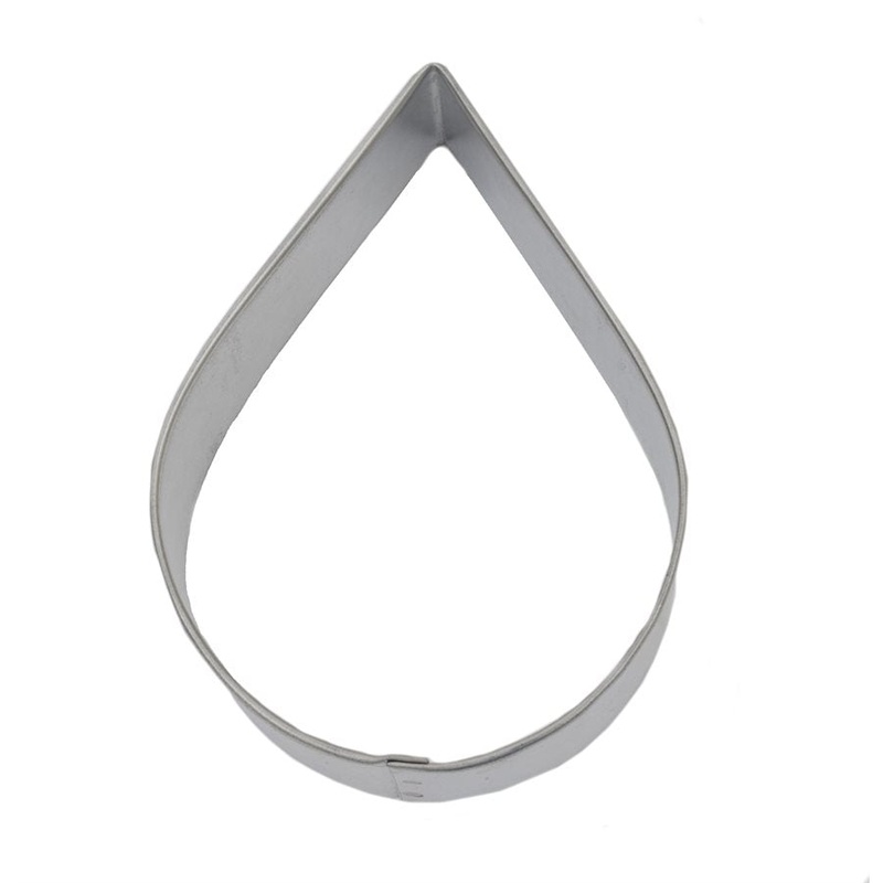 Tear Drop Raindrop Cookie Cutter 3 1/2 Inch