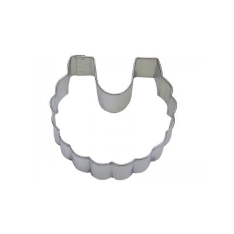 Baby Bib Cookie Cutter 3 Inch