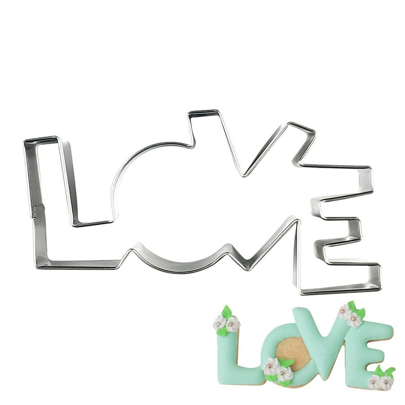 "Love" Cookie/Pastry Cutter (Stainless Steel)
