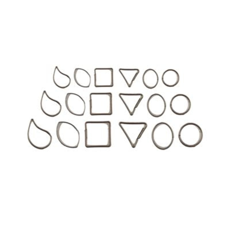 Mini Accent Cookie Cutters 18 Pcs.