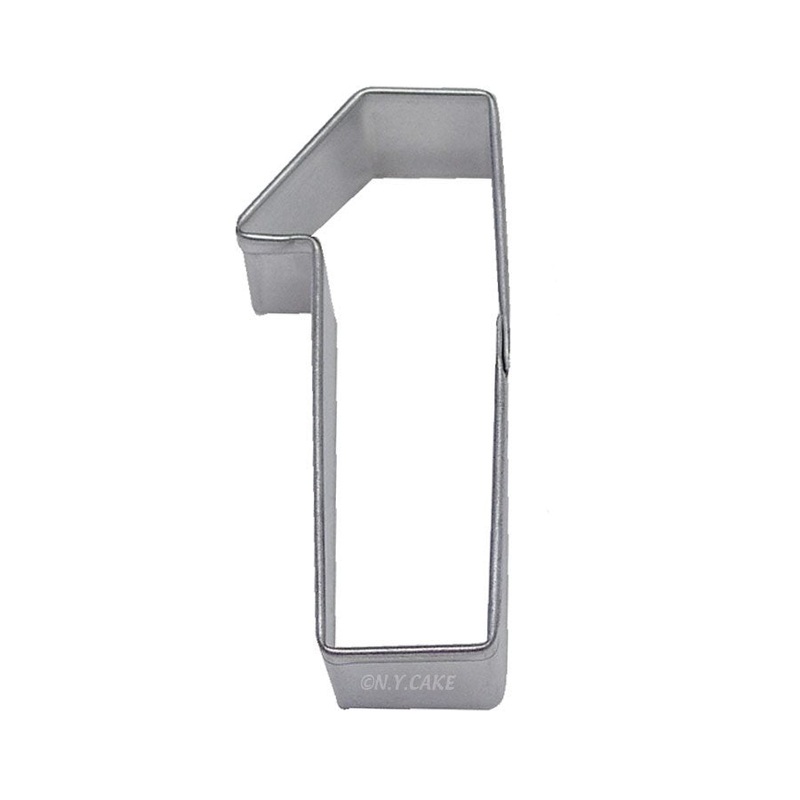 Number 1  Cookie Cutter 3 Inch
