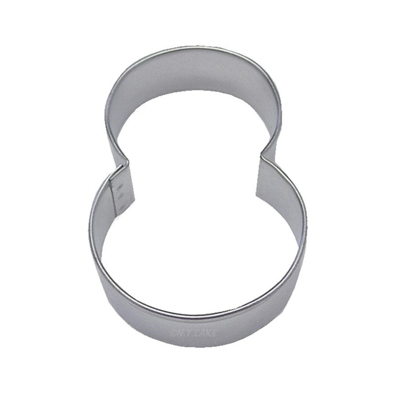 Number 8  Cookie Cutter 3 Inch