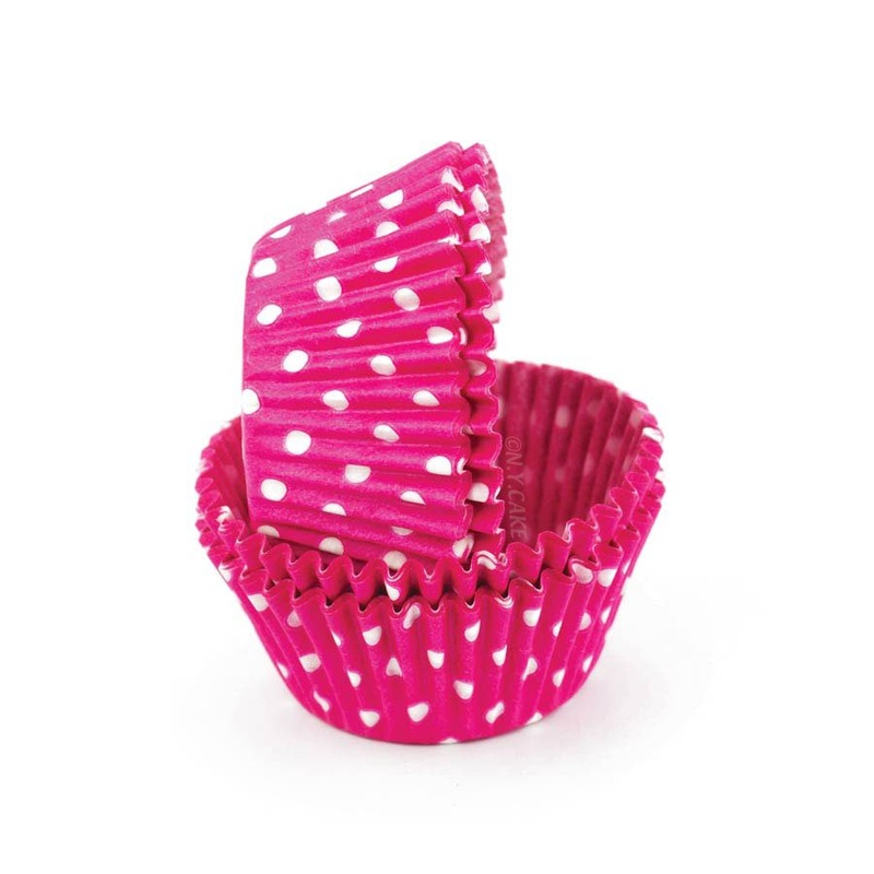 Pink Polka Dot Standard Cupcake Baking Cup Liner